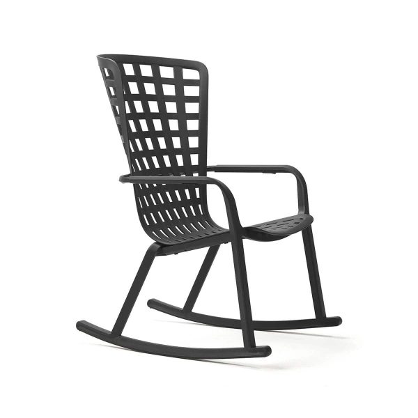 Commercial Outdoor furniture perth folio rocking chair grey