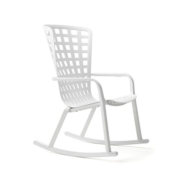 Commercial Outdoor furniture perth folio rocking chair white