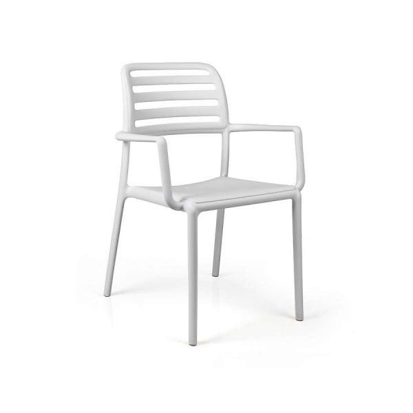 Costa outdoor chair perth white-min