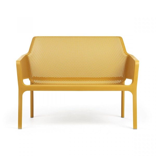 Net Bench outdoor chair perth yellow-min