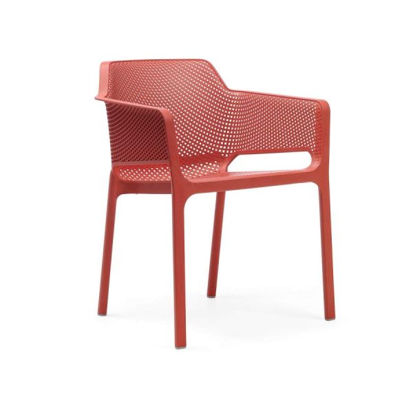 Net outdoor chair red