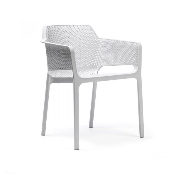 Net outdoor chair white