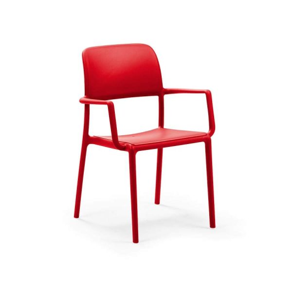 Riva outdoor chair perth red-min