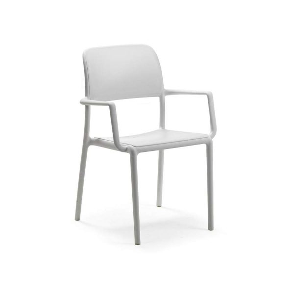 Riva outdoor chair perth white-min