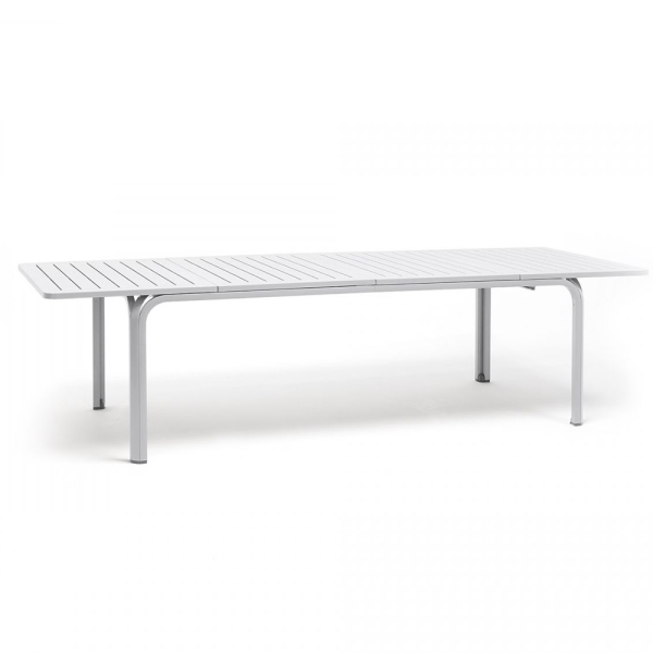 alloro 210 extendable outdoor table perth white-min