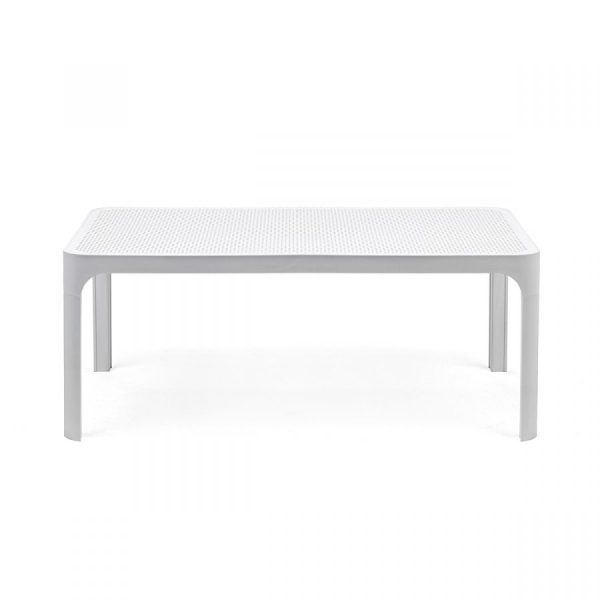 aria side table outdoor perth white