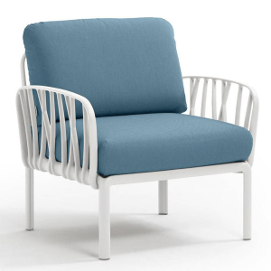 komodo outdoor armchair perth white-min