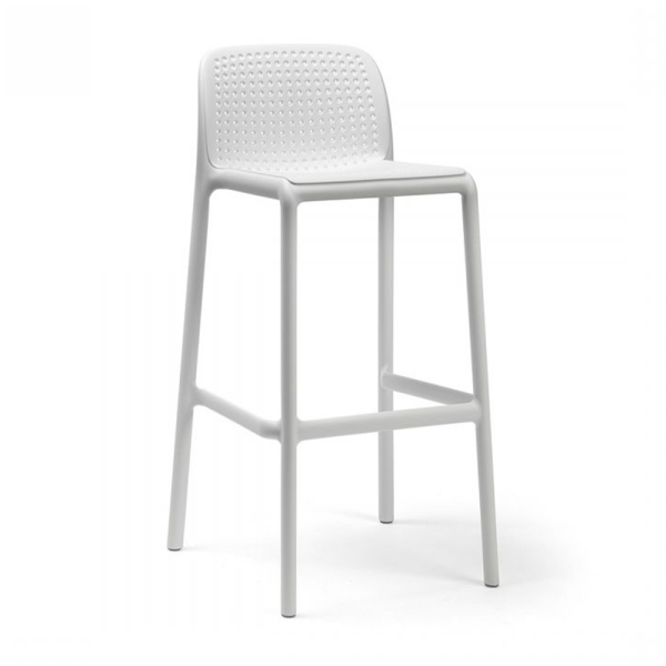 lido outdoor stool perth white-min