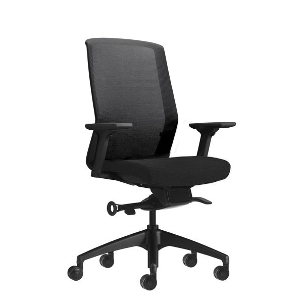 Ava Task Commercial Office Chairs Perth - Black-min