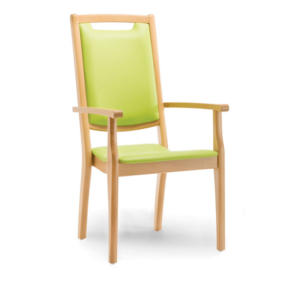 Johnson High Back Dining Chair Young Beech-min